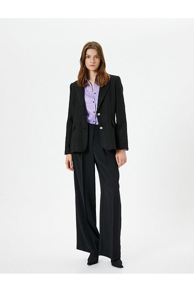 Koton Μπουφάν Tweed Blazer