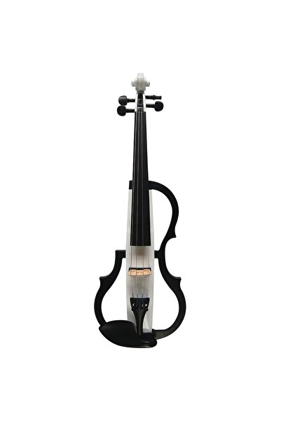 VALENCIA Kinglos KNG SDDS-1802 Elektro Keman 4/4 Kutulu Beyaz