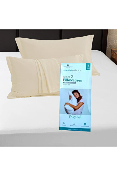 Donetella 2- Piece Microfiber Pillowcase Set - 50x75 cm with Envelope Closure