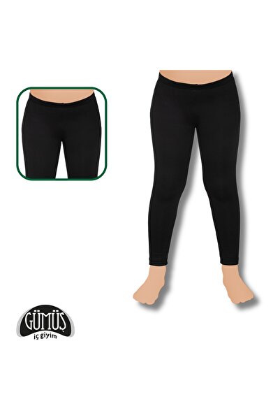 Gümüş İç Giyim Colanți termici negri de iarnă pentru fete, lenjerie de corp a...