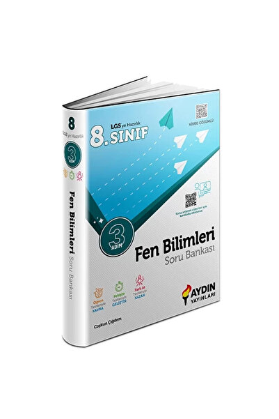 AYDIN 8.SINIF FEN BİLİMLERİ ÜÇ ADIM SORU BANKASI