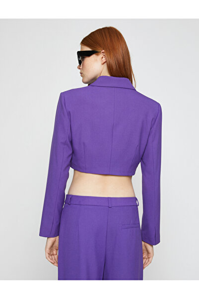 Koton Жіноча фіолетова куртка 3WAL50008IW