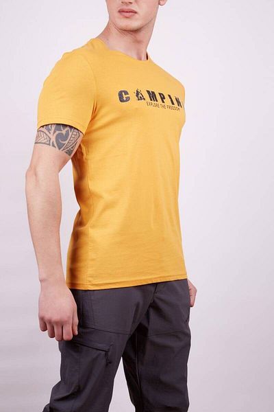 Alpinist Buteo تي شيرت رجالي الخردل