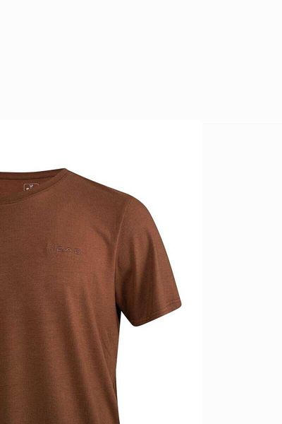2AS Tricou pentru bărbați Viloft Crew Neck Cocoa
