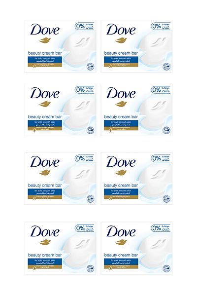 Dove Moisturising Beauty Cream Bar Soap For All Skin Type 160g X8