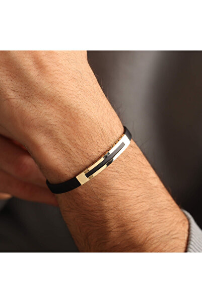 Sembol Gold 14 Ayar Altın Erkek Bileklik Social