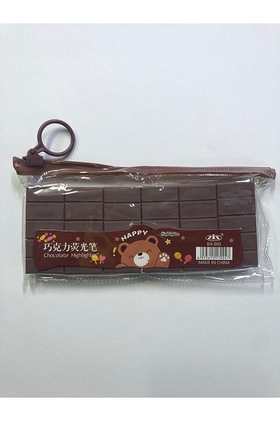 ÇAĞDAŞ 6-Color Highlighter - Chocolate Model, Bag