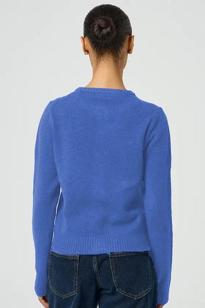 Madmext MG2151 Model Tricotaj Cardigan Albastru - Nasturi