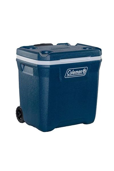 Coleman Xtreme Wheeled 28 Qt Wheeled Cooler Freezer 26 Lt Dark Blue