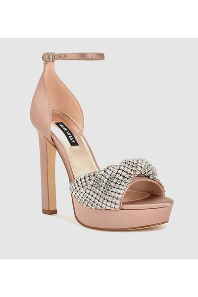 Nine West Women Beige Sandals