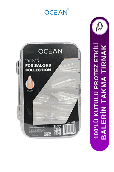 Ocean Takma Tırnak 100 Adet Kutulu Protez Etkili Tırnak