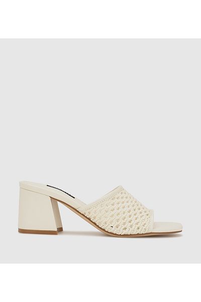 Nine West Women White Sandals