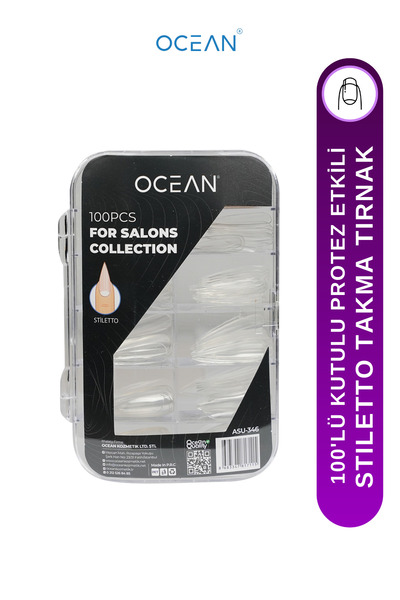 Ocean Takma Tırnak 100 Adet Kutulu Protez Etkili Tırnak