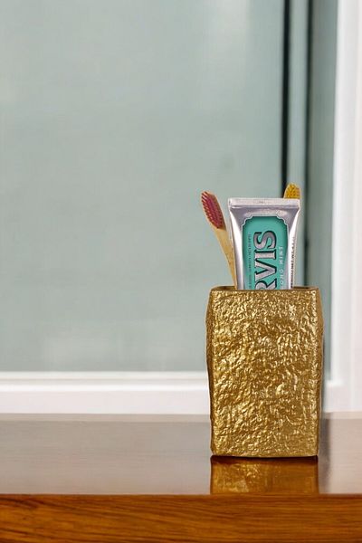 Evene Toothbrush Holder Toothbrush Holder Toothbrush Stand Toothbrush Holder Gold Model 7