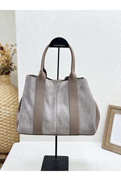 NUR KARACA 25K175 ΓΥΝΑΙΚΕΙΑ ΤΣΑΝΤΑ ΧΕΙΡΟΣ ΑΠΟ ΓΝΗΣΙΟ ΔΕΡΜΑ ΜΕ ΦΡΑΓΜΑΤΑ ΣΤΟ ΠΛ...