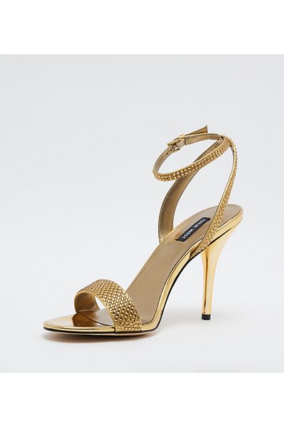 Nine West Women Bronze Sandals