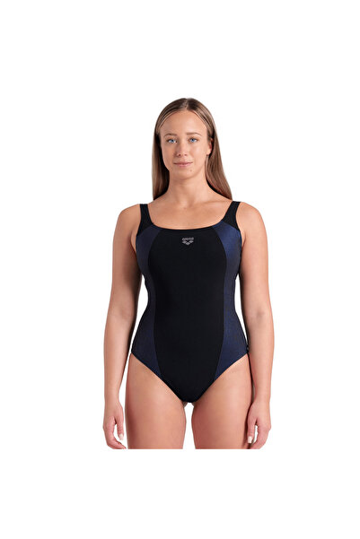 ARENA Swimsuit Adele Wing Back Kadın Siyah Yüzücü Mayo 008129500