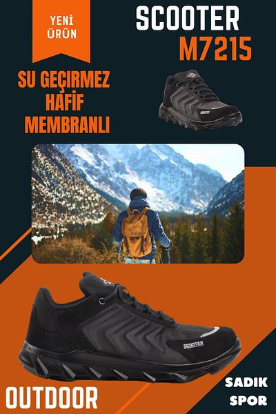 Scooter Men's Waterproof Lightweight Comfort Membrane Outdoor Shoes Scooter M7215
