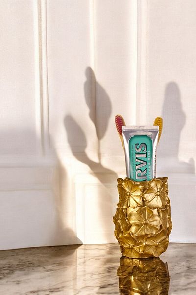 Evene Gold Colored Toothbrush Holder - Stand and Holder Model 16
