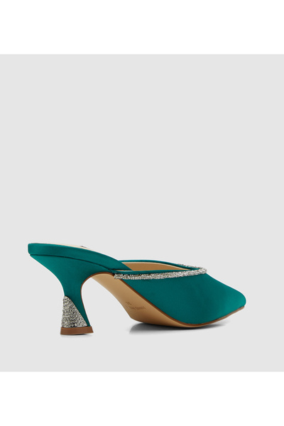 Nine West Women Dark Green Sandals