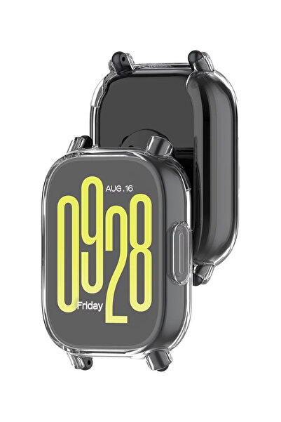 Tagomoon Redmi Watch 5 Active ile Uyumlu Kasa Ve Ekran Koruyucu 360 Tam Koruma Silikon Kılıf
