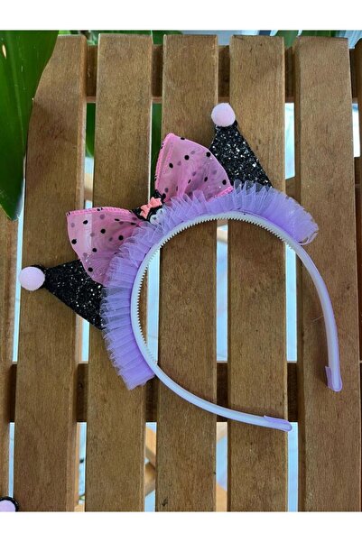 EyER Shoping Coroană cu paiete roz cu figură Kuromi