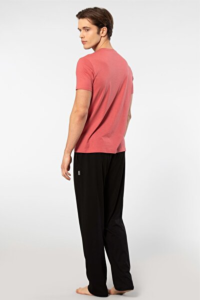 Cacharel Men's 2192/Coral Short Sleeve Modal Pajama Set