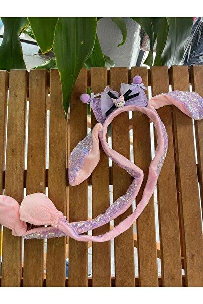 EyER Shoping Căști de pluș violet Kuromi - Coroana în mișcare