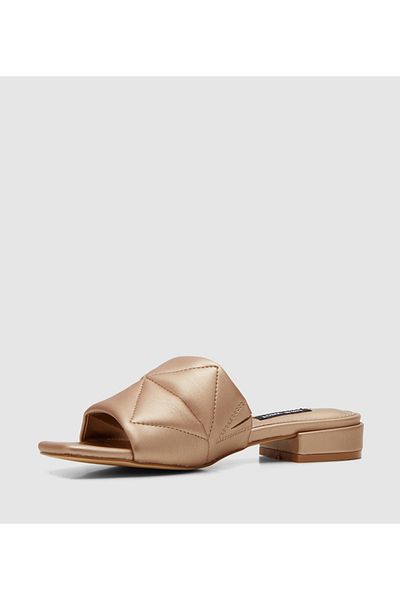 Nine West Women Gold Sandals