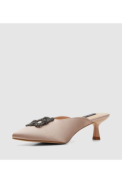 Nine West Women Champagne Sandals