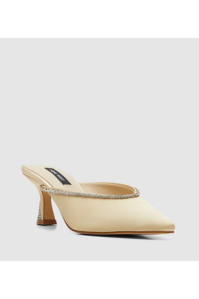 Nine West Women Champagne Sandals