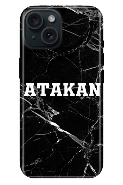 casetube iPhone 13 Uyumlu Kılıf İsim Yazılı Kişiye Özel Silikon Model-12