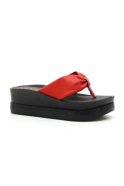 Voga 2583 Sandale cu toc pană Papuci casual anatomici