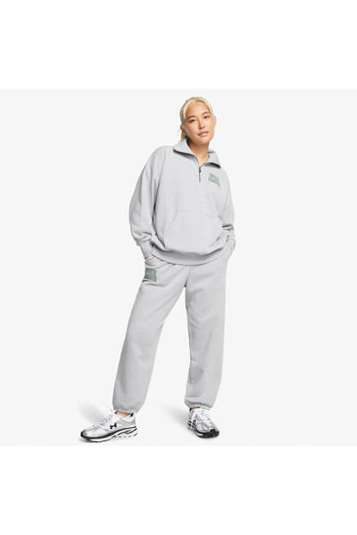 Under Armour İcon Hwt Terry Os Hz Kadın Gri Sweatshirt