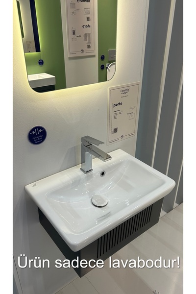 TURKUAZSERAMİK Cerastyle Porto 65 X 38 Cm Mini Dolap Uyumlu Lavabo