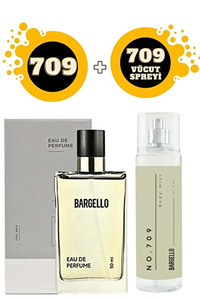 Bargello 709 Edp Oriental 50 ml Erkek kokusu + No:709 210 ml Body Mist Vücut ...