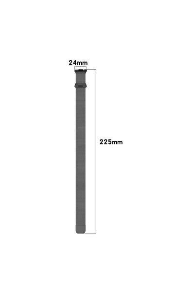 Techmaster Huawei Watch Fit 3 Fit 4 Fit 4 Pro Uyumlu Manyetik Mıknatıslı Hasır Kordon Kayış