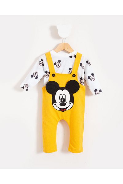 Bubito Baby Slopet Set with Mickey Pattern - Mixed Color
