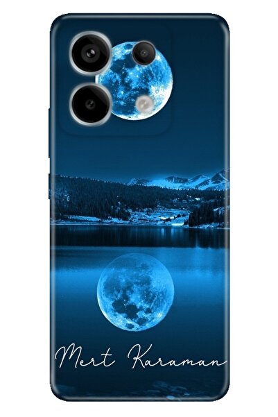 POCO X6 - Xiaomi Redmi Note 13 Pro 5G Kılıf İsim Yazılı Kişiye Özel Silikon M...