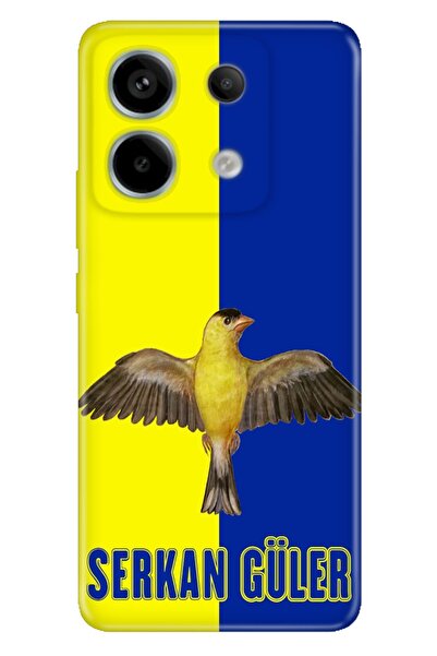 POCO X6 - Xiaomi Redmi Note 13 Pro 5G Kılıf İsim Yazılı Kişiye Özel Silikon M...