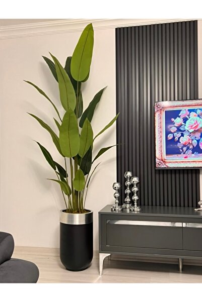 İremÇiçekçilik 210 Cm 24 Yapraklı Yapay Çiçek Uygula Yapay Ağaç Salon Bitkisi