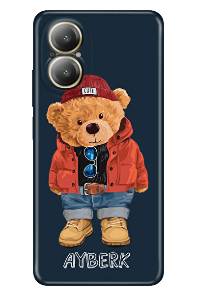 realme 12 Lite Uyumlu Kılıf İsim Yazılı Kişiye Özel Silikon Model-31