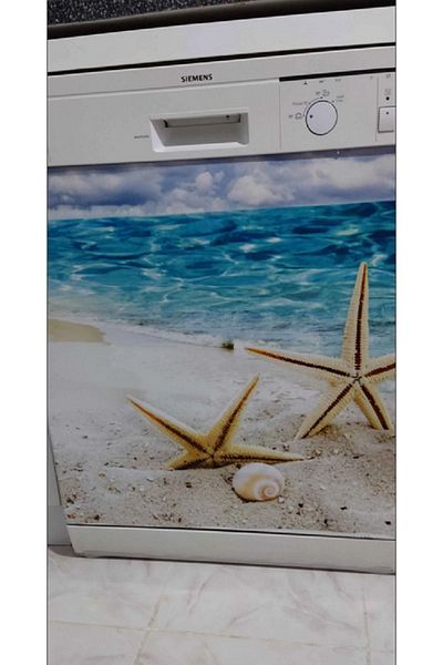Bigaimaj Starfish - Capac pentru frigider și mașină de spălat vase, acoperire cu folie autoadezivă