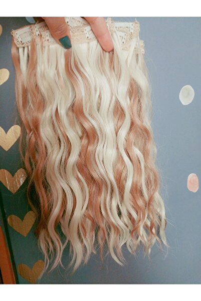 Handmade Çıtçıt ombreli sari özel gün saçı 4 parca 25cm set peruk set gurlest...