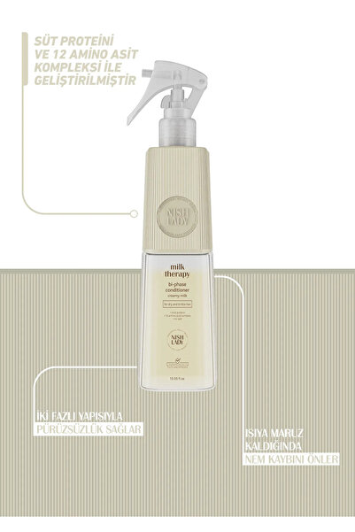 NISHLADY Çift Fazlı Saç Bakım Fön Sütü 400 ml