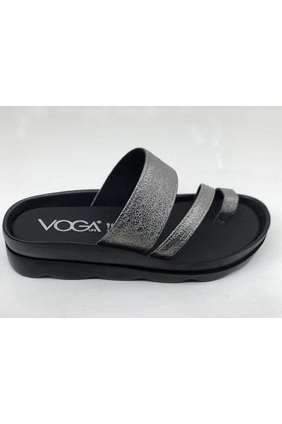 Voga Παντόφλες Casual Comfort 1740 Platinum Cracked