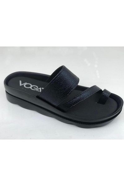 Voga 1740 شبشب كاجوال مريح أسود