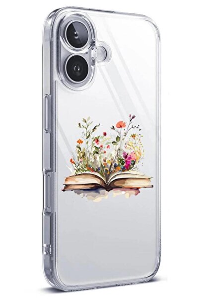 3GEN CASE İphone 16 Plus Uyumlu Desenli (Kamera Korumalı) Şeffaf Silikon Kılıf