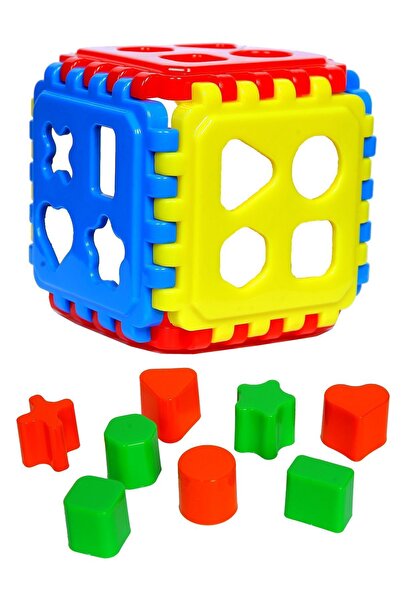 toysnet Bultak Bebek Oyuncağı Eğitici Geometrik Şekiller Puzzle Bultak Bebek Zeka Geliştirme 8 Farklı Şekil