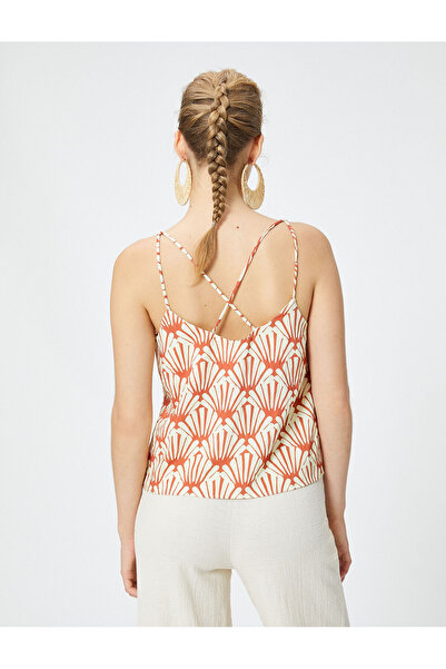 Koton Brown Patterned Women's Athlete 3SAK30093EW